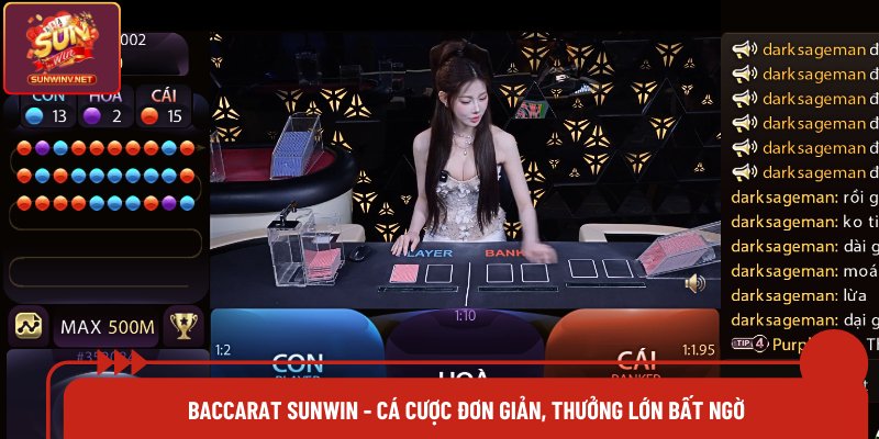 Baccarat Sunwin - Cá Cược Đơn Giản, Thưởng Lớn Bất Ngờ
